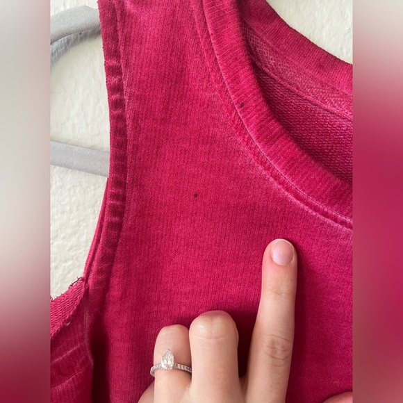 Sanctuary Parkside Cold Shoulder Camellia Sweatshirt in Pink Women's Size S - Picture 5 of 14